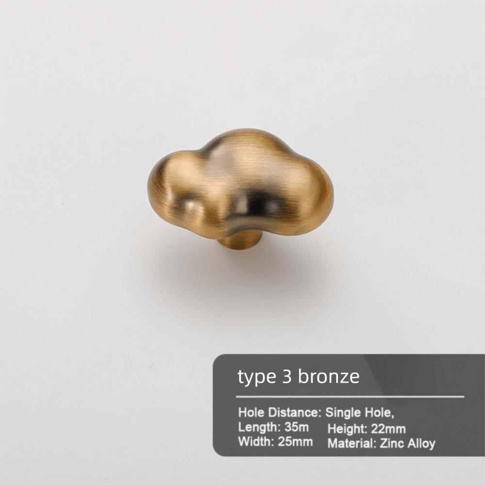 Zinc Alloy Cabinet Handles Gold/Silver Antique Style Furniture Handles Nordic Vintage Solid Wardrobe Handles Wardrobe Closet