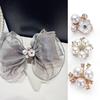 10pcs DIY Crafts Flower Rhinestones Buttons Pearl Button Wedding Decoration Diy Alloy  Cryustal Bow Accessories Sewing Button