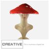 2 Pcs Mushroom Cap Plush Novelty Hat Funny Kids Hats Costume Dress Up Red Accessory Decor Headgear