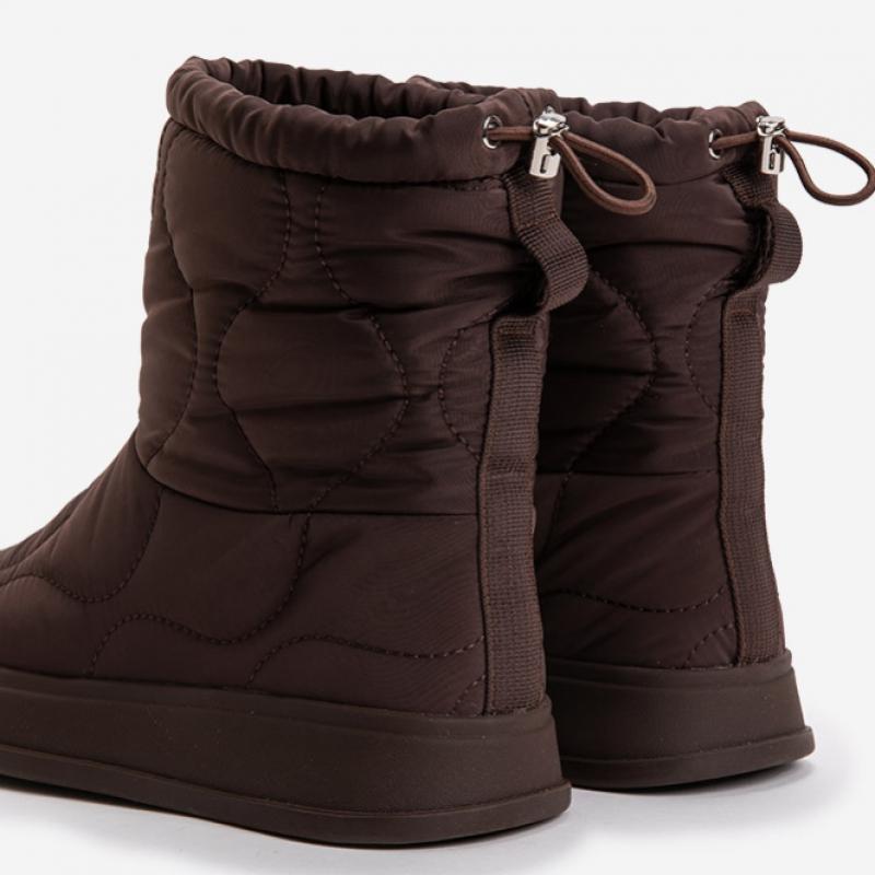 Simplet By Esquire Women Loa Padding Mid Boots Brown