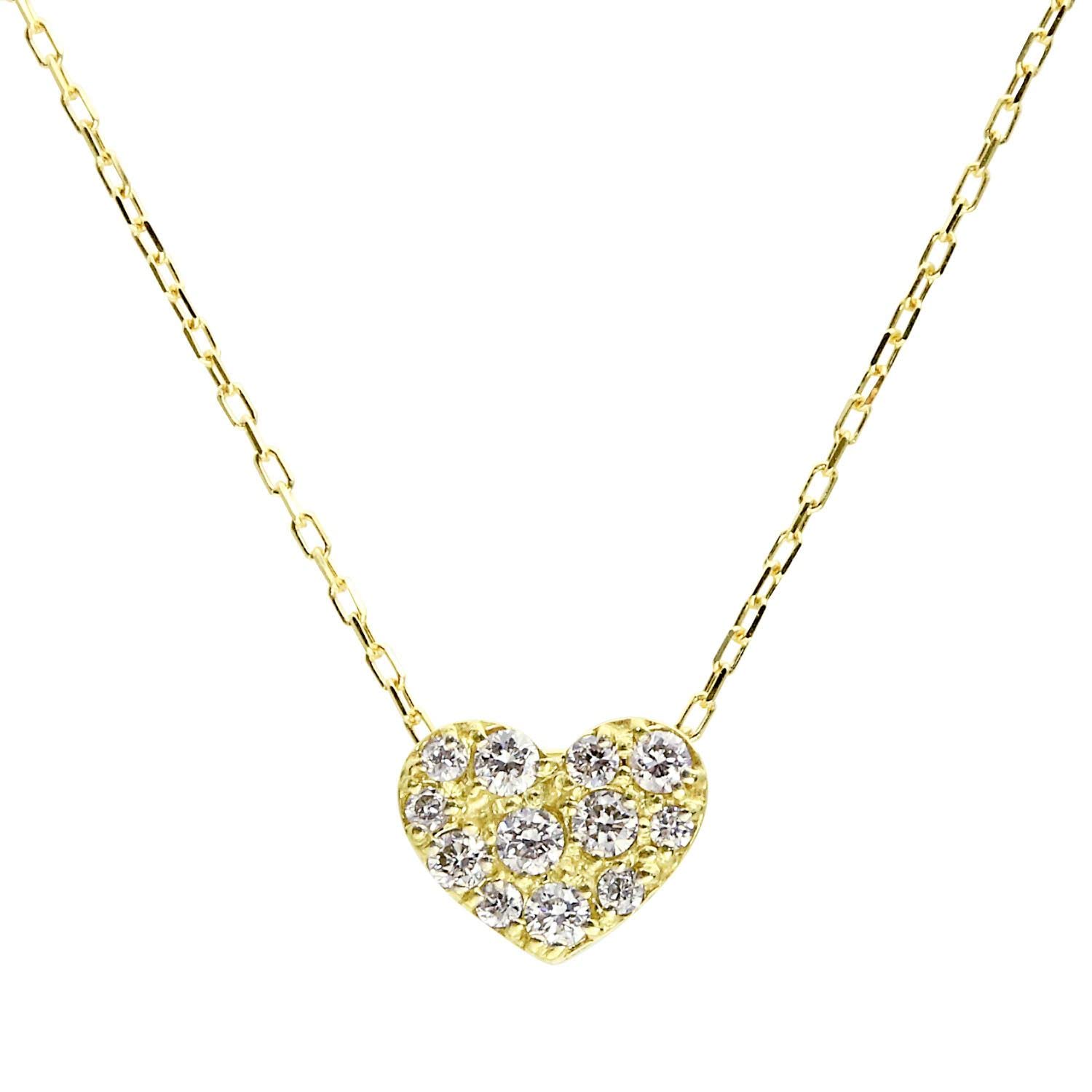 

Намисто Heart Pave Diamond K18 Gold 18K [Lara Christie] 0.1ct lp71-0006-yg