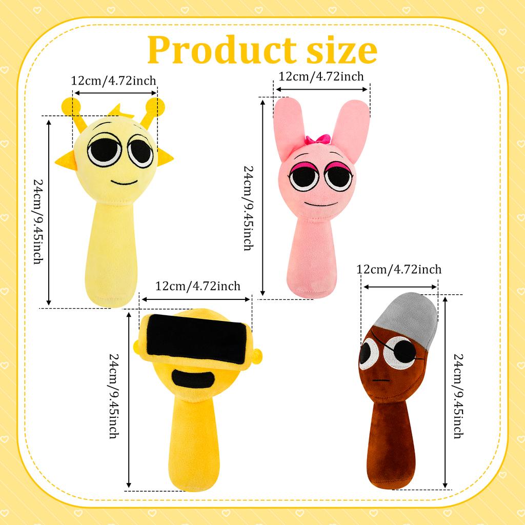1 Set Sprunki Plüschtiere Sprunki Spiel Cartoon Kinder Geburtstagsgeschenke Stoffpuppen Weihnachtsgeschenk
