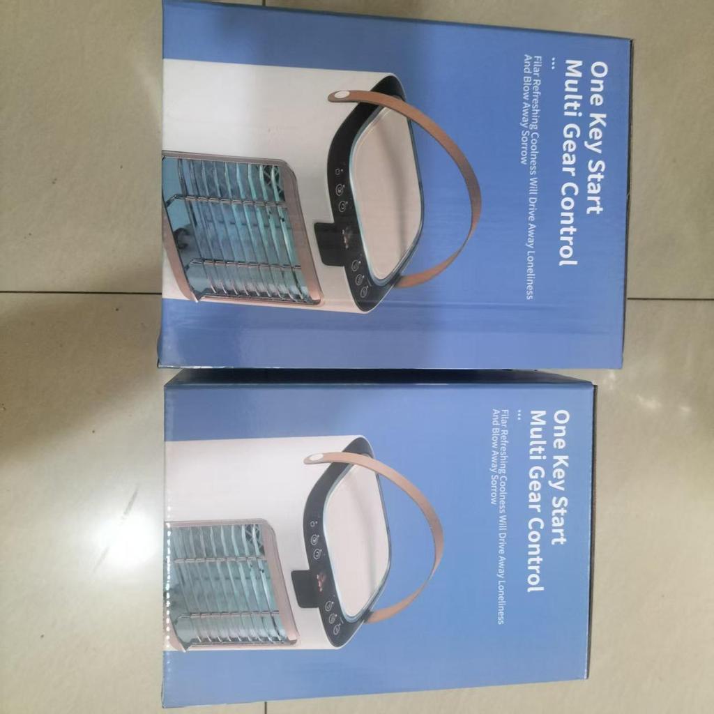 Second Generation Portable Mini Cooling & Humidifying Fan with Negative Ion Desktop Feature