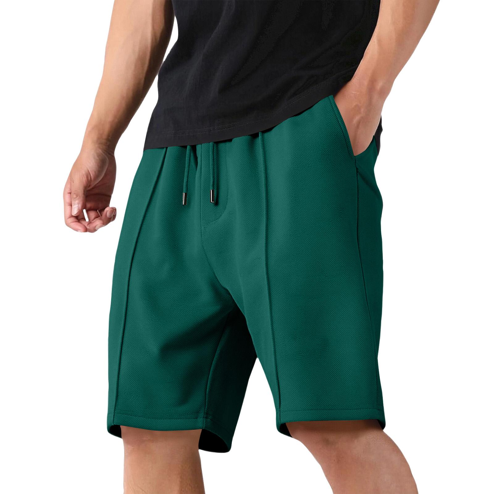 Мужские летние повседневные шорты на шнурке XXL