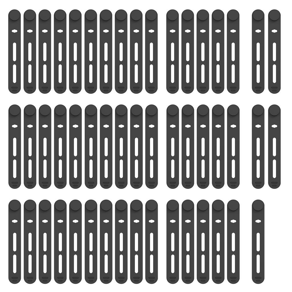 Zapięcia kablowe z możliwością odpięcia Organizer do przewodów Silikonowy Haczyk Pętelka Owijka Zip Opaska do wiązania Opaska do kabli Zarządzanie kablami Mocowanie Paski do kabli