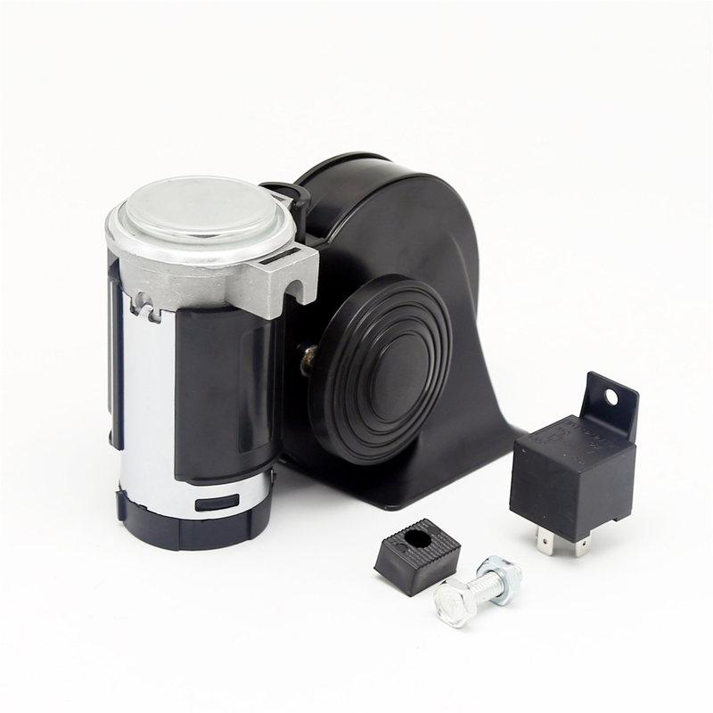 1pc 12V 125DB Air Horn for Car Snail Electric Air Horn Marine Boat Loud Alarm Kit Boat Motorcycle Dual-tone Car Horn Loud Signal