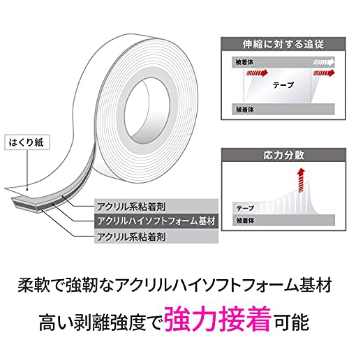 3M Scotch Strong Double-Sided Tape for General Materials 10mm x 10m PKH-10