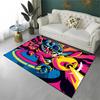 Cute S-Stitch Cartoon Non-Slip Area Rug for Living Room,Bedroom,Playroom,Soft Carpet Floor Mat Home Decor Rug Kids Room Gift