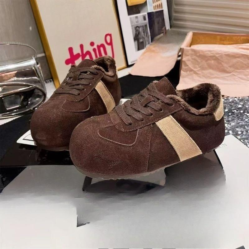 Big-head Shoes - New Autumn-winter Cotton Shoes for Women, Casual and Retro, with Added Insulation.