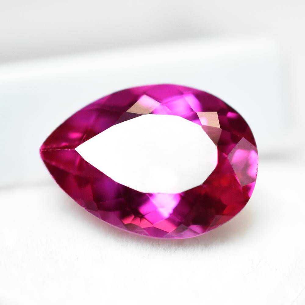 Exclusive Certified Pink Tourmaline 9.80 Ct Natural GemstonePear Cut