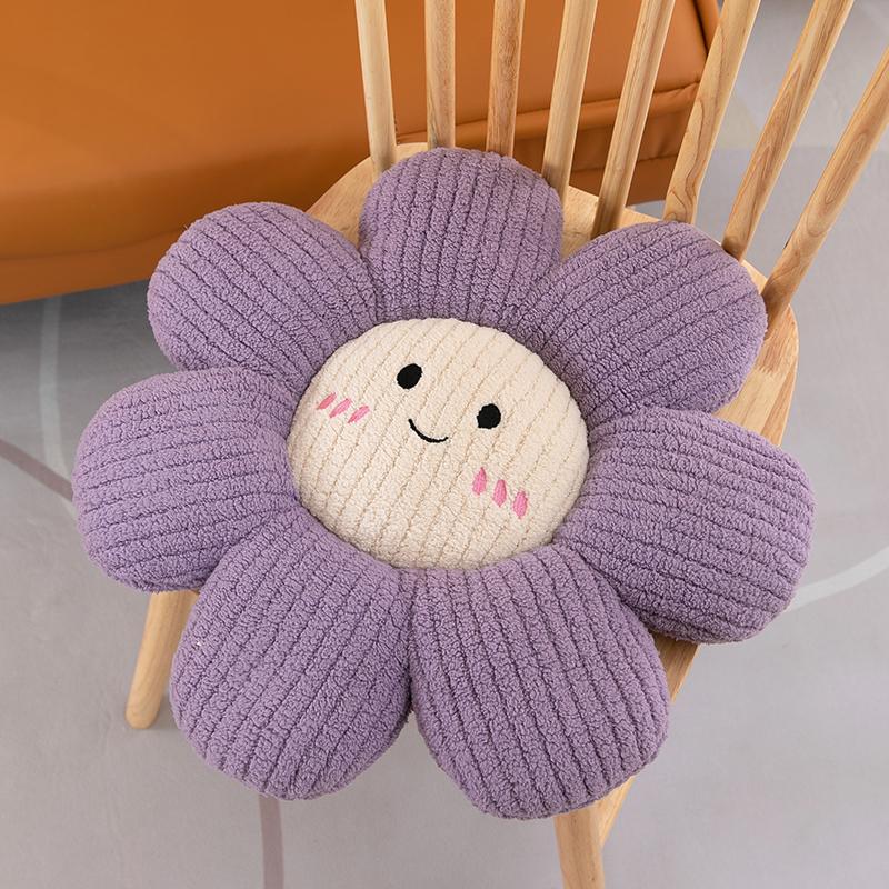45Cm Colorful Flower Plush Pillows Plant Petal Cushions Stuffed Toys Suitable For Girls Baby Home Decor Gifts