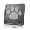 Pet Screen Door Kitten Puppy Security Mesh Gate Portable Dog Flap Door ABS Plastic Lockable Easy Install Small House Accessories