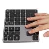  308 35 Keys Numeric Keypad Rechargeable Wireless   Thin Keyboard Compatible with   5.0(Black )
