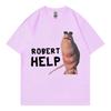 Marcus The Worm Funny Meme Tshirt High Street Fashion Trend Short Sleeve T Shirts Men Women Casual Oversized Cotton Tshirts