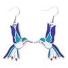 Hummingbird Pendant Women's Small, Exquisite and Versatile Bird Earrings