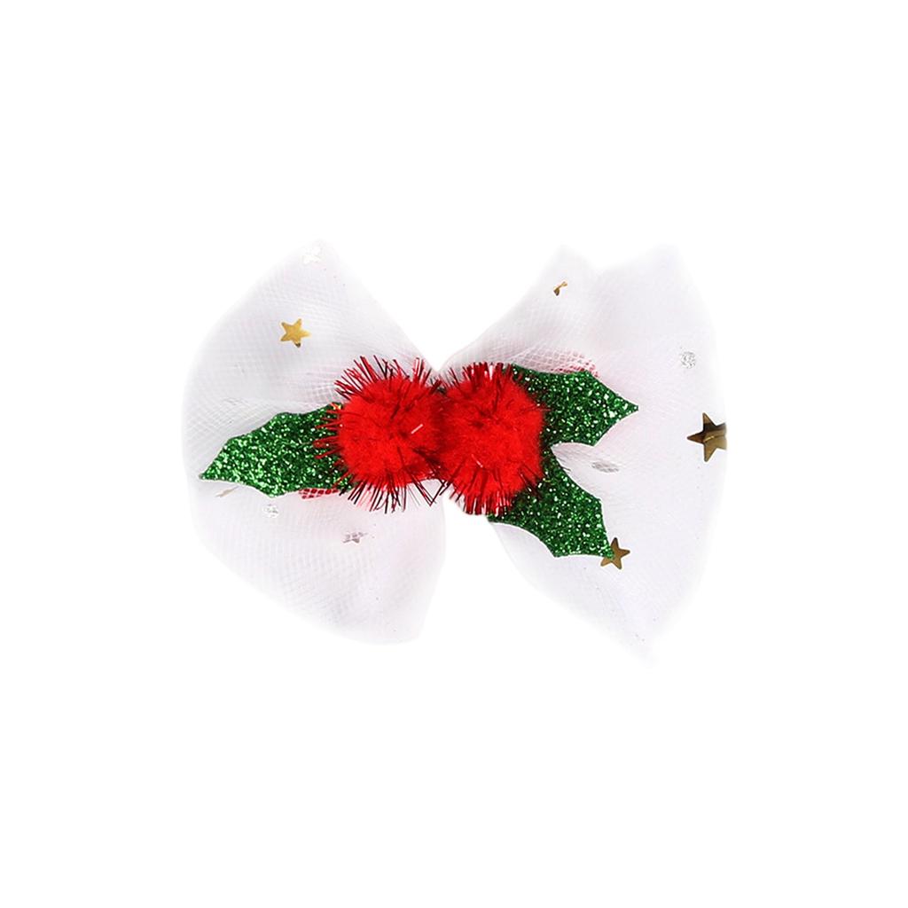 Christmas Hair Accessories, Mesh Bow Hairpins, Christmas Party Decorations, Snowflake Elk Hairpin Headdresses.