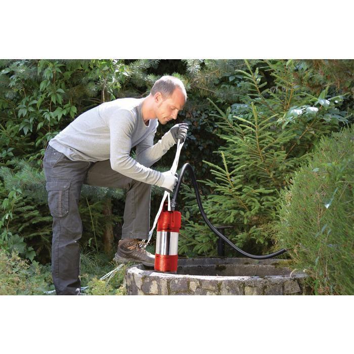 Einhell Pompe immergée automatique GE-PP 1100 N-A (1100 W, Température de l'eau 35°C, Longueur du câble : 15 m)