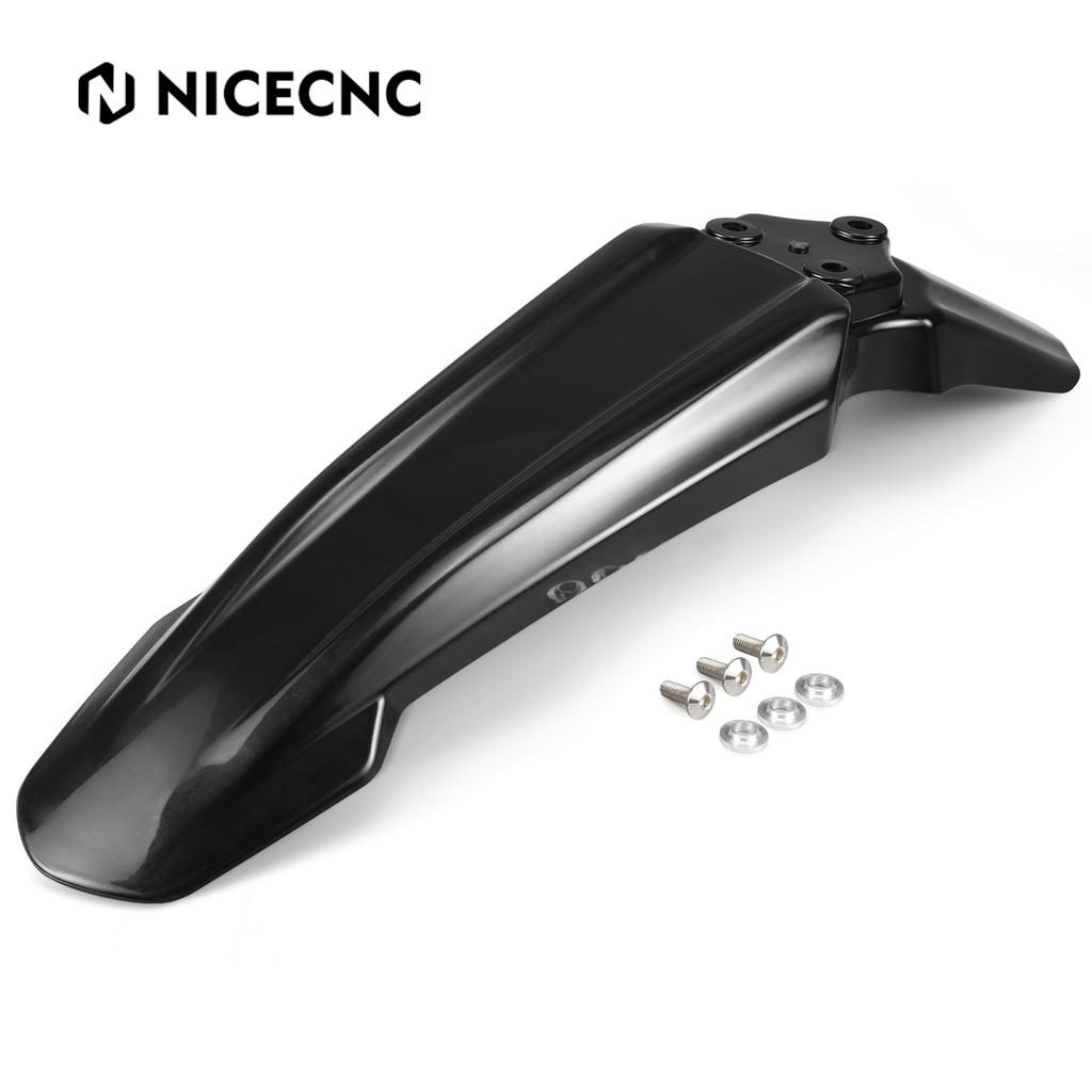 NICECNC For Surron Light Bee X Light Bee S Front Fender Mudguard For Segway X160 X260 Electric Dirt Bike 2022 2023 2024 2025