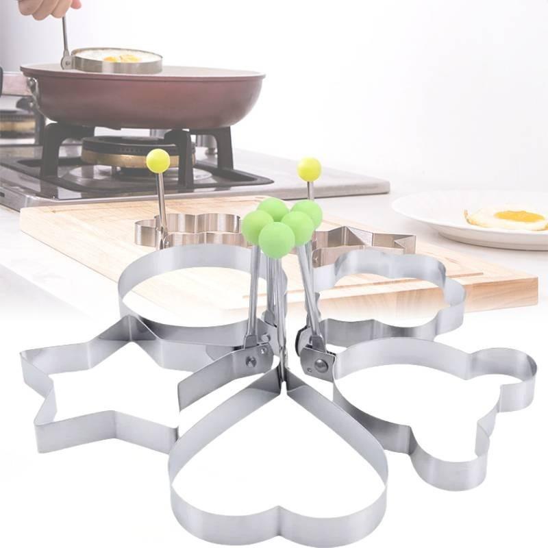 Zagęszczona Forma Ze Stali Nierdzewnej Kształty Serca i Gwiazdy Idealna do Pieczenia i Smażenia