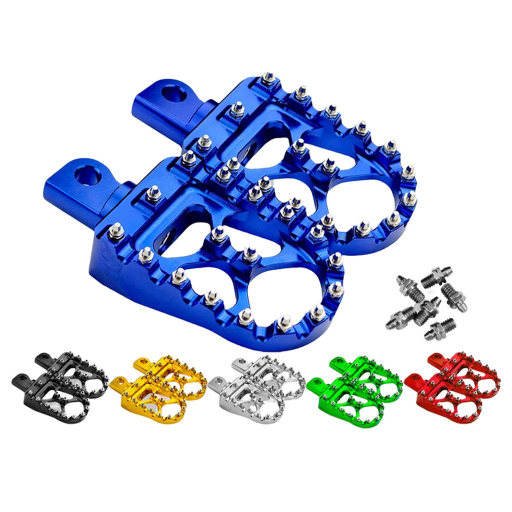Dirt Bike Foot Pegs 7075 Aluminum CNC Pedals Rests for Surron Light Bee X S/E Ride Pro S CRF150F/230F/250F XR150L KDX200 Black