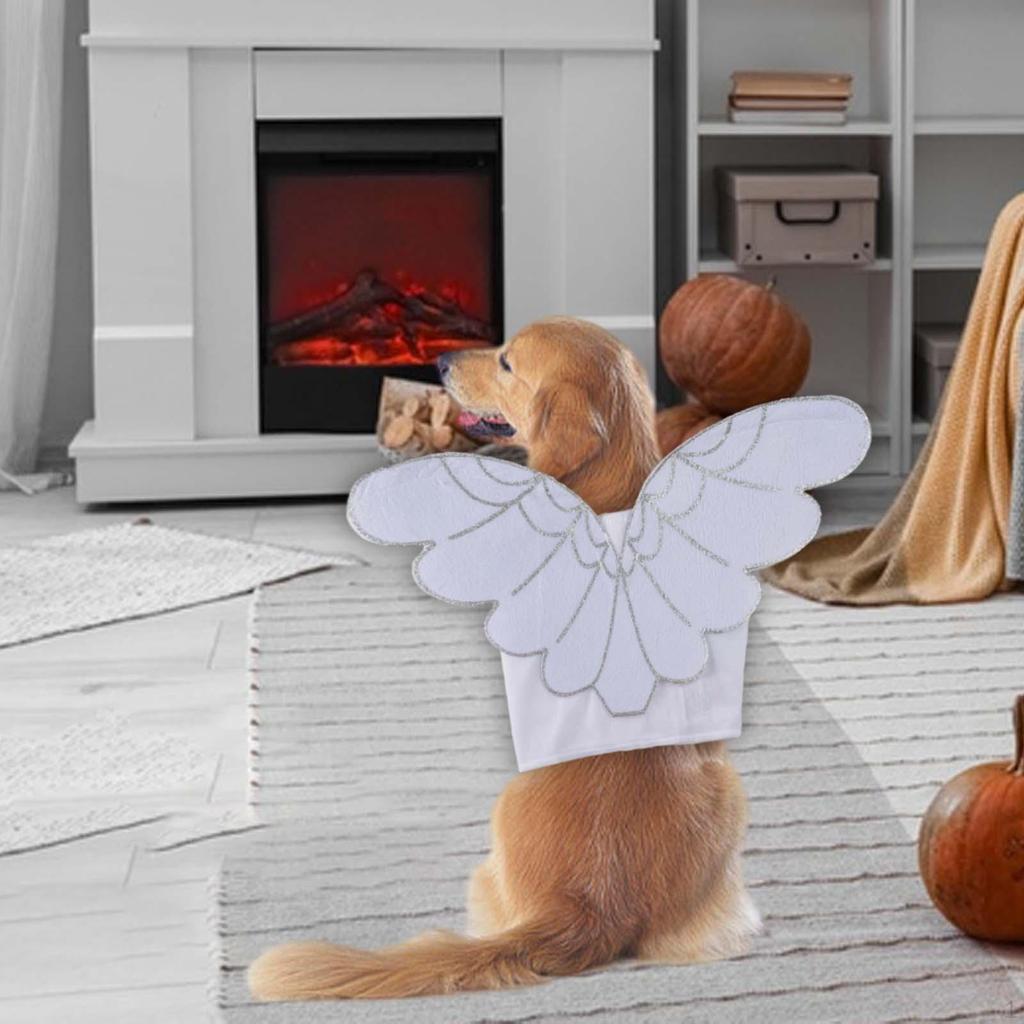 Fantasia Halloween Pet Cosplay Roupa Macacão para Filhote Cães Médios Decoração Festa