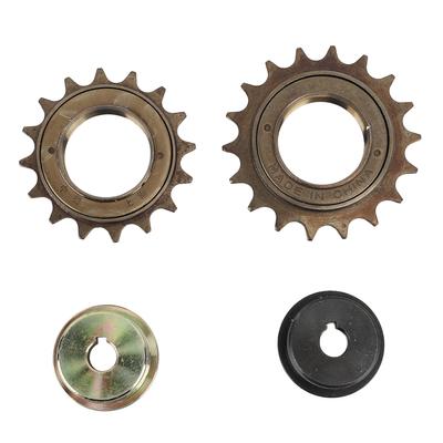 2KS Sada adaptérov pre voľnobežku s ľavým pohonom Železná 16T 18T Voľnobežka na bicykel Zotrvačník Cyklistické príslušenstvo pre