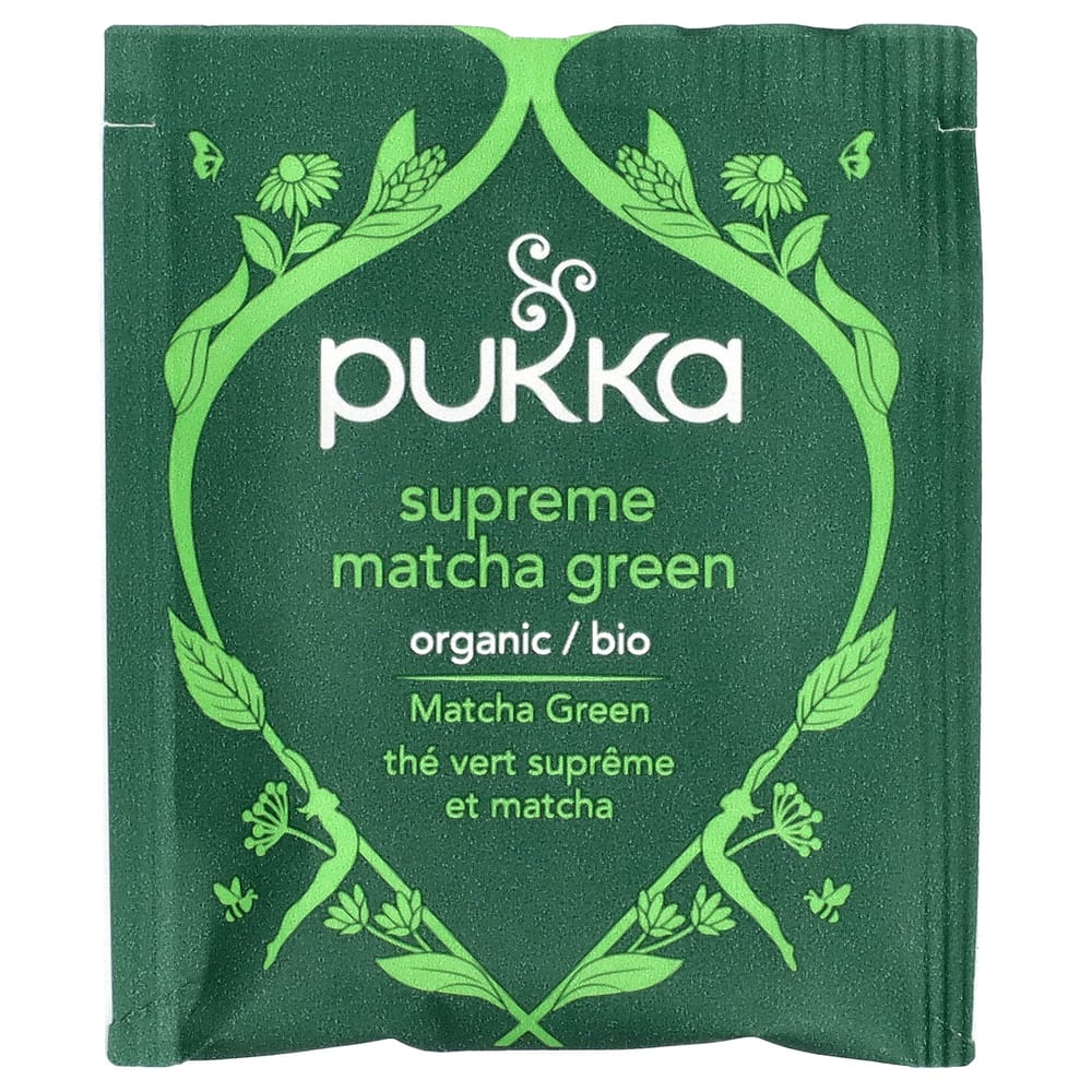 Pukka Supreme Matcha Green Tea Bags, 20 Count, 30g (1.05oz)
