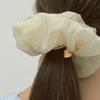 DEPOUND Organza Charme Punkt Scrunchie - elfenbein