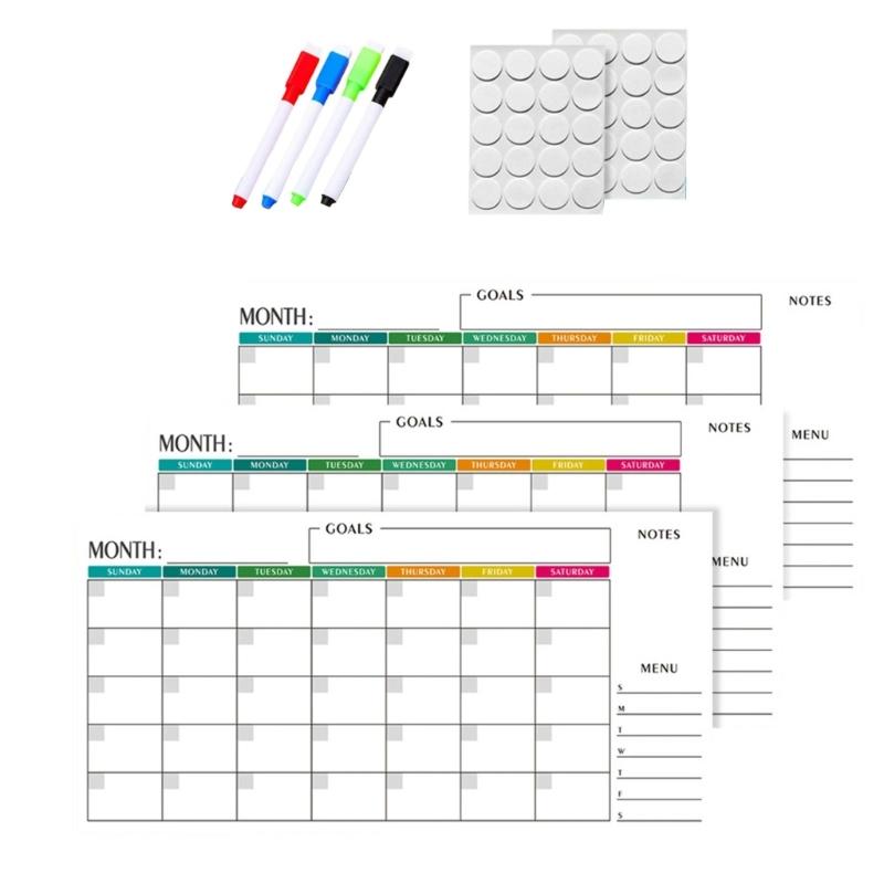 

Monthly Calendar Whiteboard Calendar Dry Erases Calendar School Office Supplies For Planning And Task Management 1