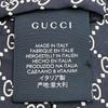 Used GUCCI Gucci Tie Black GG Signature Embroidery White Tag