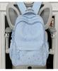 Schoolbag Korean Ins Wind Star Backpack Women, Large Capacity Junior High School Girls High School Student School Bag Leisure Travel Backpack