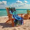 Ultra-Soft Beach Towel with Game Controller Theme,Ideal for Pool - Camping, Diving - Perfect Travel Essential, Vibrant Beach Towel.