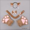 Plush Lolita Cat Paw Gloves for Cosplay & Kids' Performances