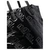 By Far Logo Embossed Shell Fabric And Leather Tote Bag Women tote bags Black 23PFSLTOTBLESFLLLAR