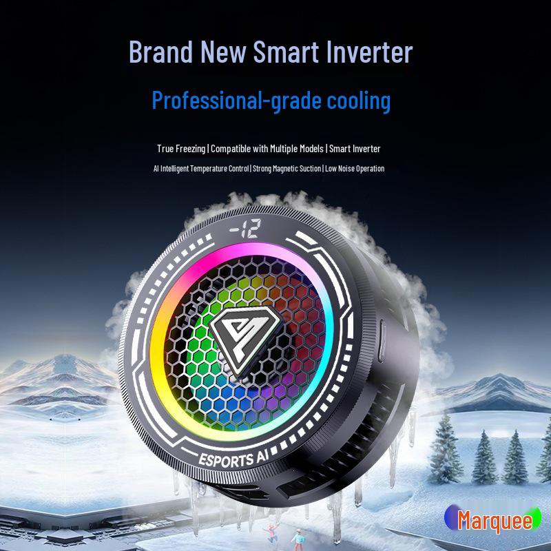 Wu Ying Zi Phone Cooler with AI Temperature Control and LED Display