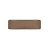 Tory Burch Emerson Minimalist Casual Zipper Opening Textured Leather Crescent Bag Women Shoulder Bag Brown 137417-909