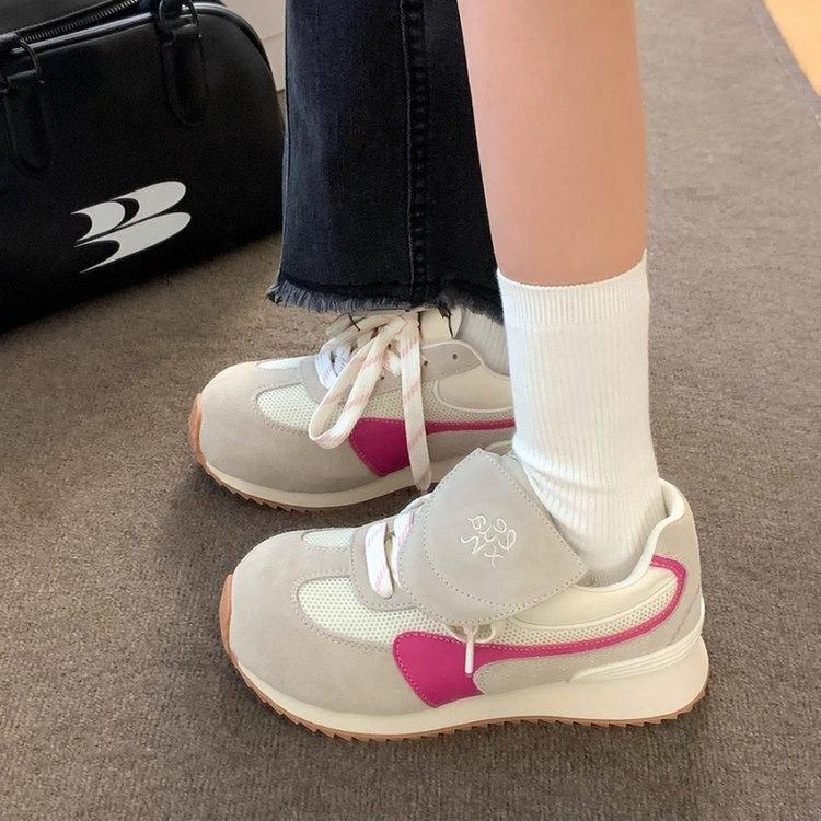 

Mesh casual breathable women s shoes summer new versatile platform sports shoes women 40 красный