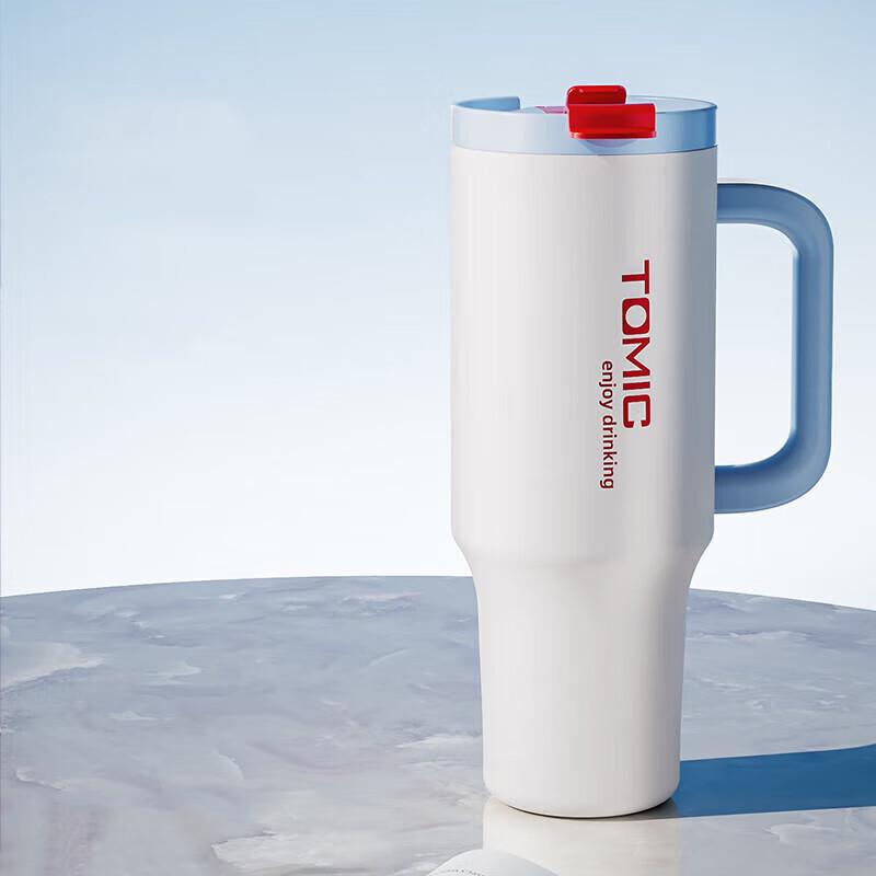 TOMIC 1200ml 316 SS Insulated Straw Water Bottle