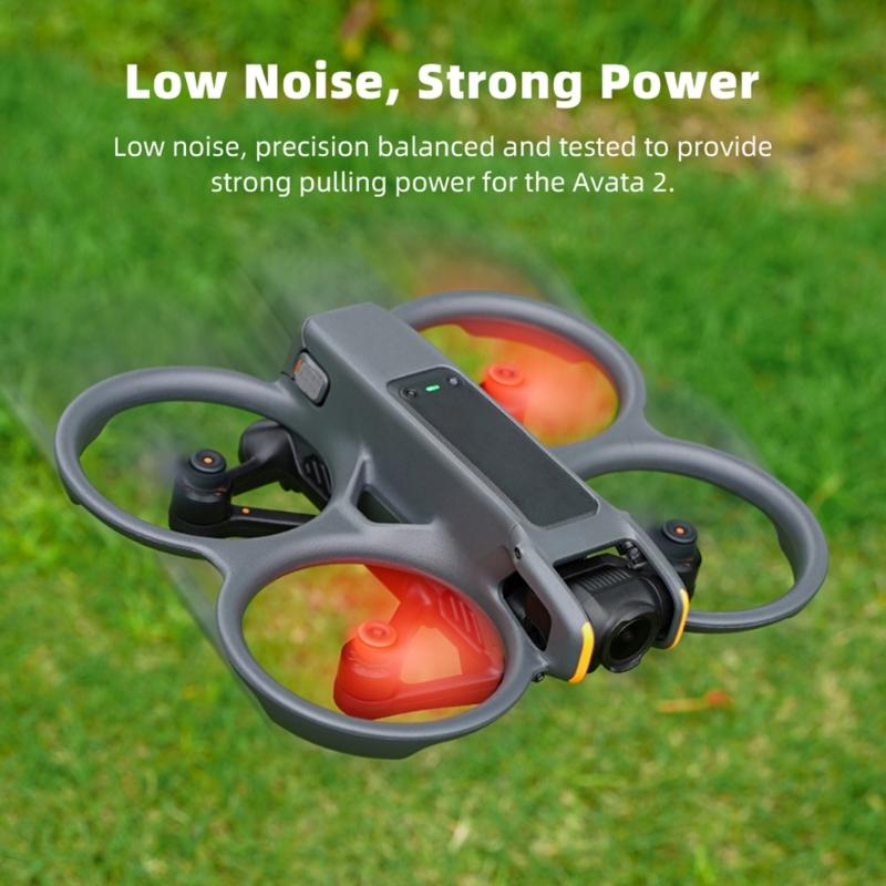 2/4Pair Colorful Flight Propellers for Avata 2 Flight Powerful Propellers with Screws ,Tool  Low-Noise Propellers