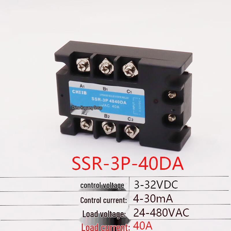 Abdo CHIIB SSR-3P-40DA Dreiphasen-Solid-State-Relais (CN-Version)