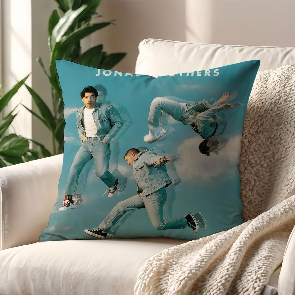 Band JJonas BBrothers Cool Cushion Cover For Pillow Printing Sofa Decoration Home Car Room Coffee Shop Office NordicSimplicity