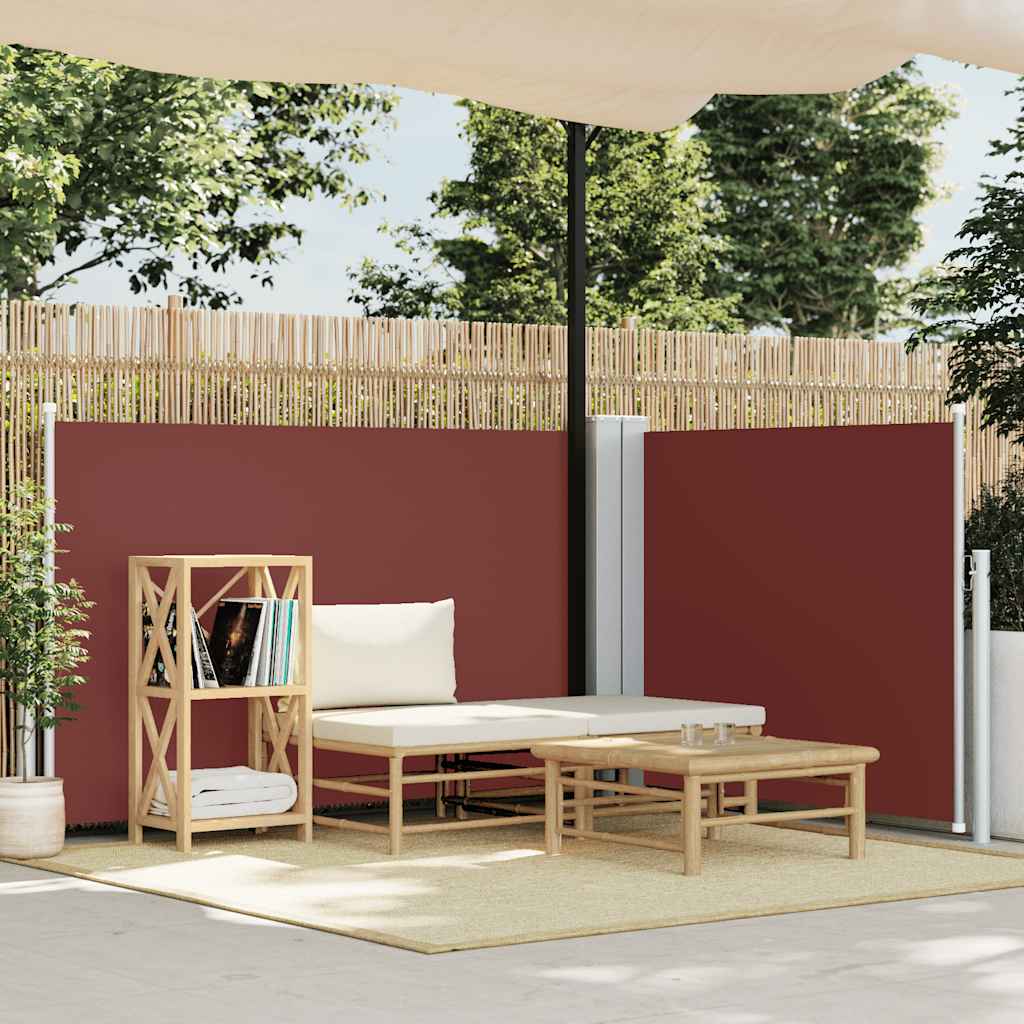 Retractable Side Awning Brown 100 X 600 Cm