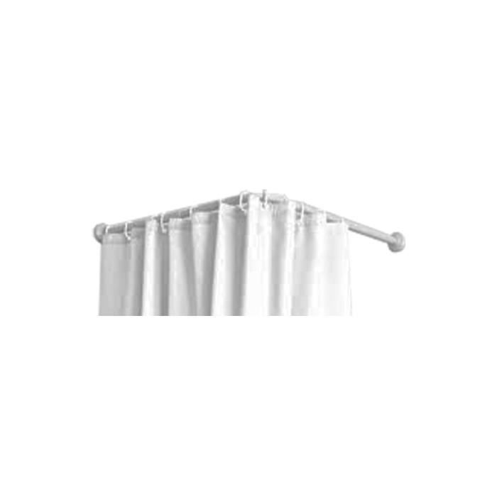 Bílá tyč na závěs - GENERICKÝ - 80x80cm - Snadná instalace - Kompatibilní se všemi typy závěsů