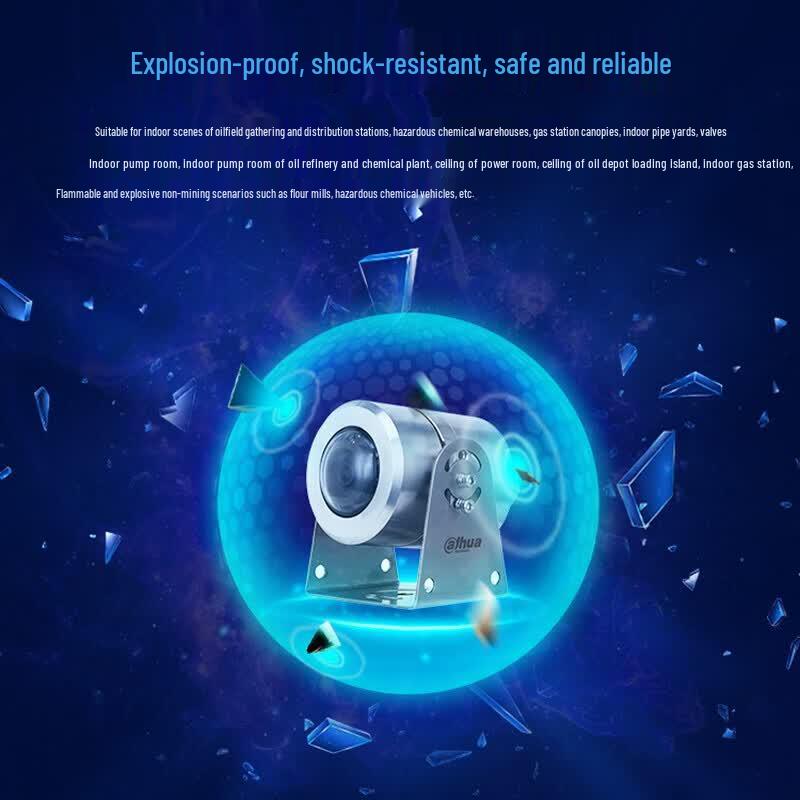 Dahua 2MP Industrial Explosion-Proof Starlight IR Outdoor Camera CN plug (adapter included)