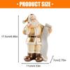 Handcrafted Santa Statue Resins Ornaments For Desktop Christmas Scene And Festival Decoration