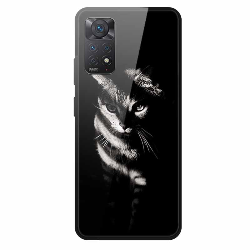 Tempered Glass Case For Xiaomi Redmi Note 12 Pro 4G Case Hard Glass Back Cover For Redmi Note 12 Pro 4G Phone Case Soft Bumper