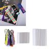 Sublimation Blanks Products Moderate Hardness 60 Pcs MDF Material Sublimation Blanks Bookmark with Tassels for DIY Craft