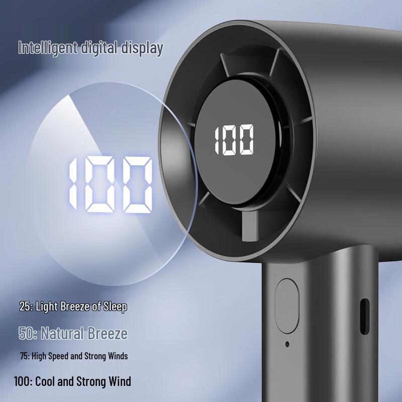ZISIZ Rechargeable Handheld & Desktop Mini Fan