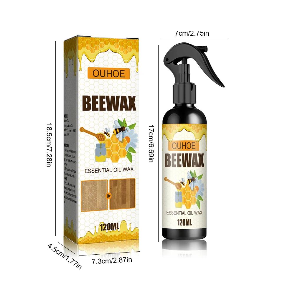Furniture Polishing Beeswax Spray Wooden Protection Stain Remover Maintenance Agent Multipurpose Table Floors Brighten Care Wax
