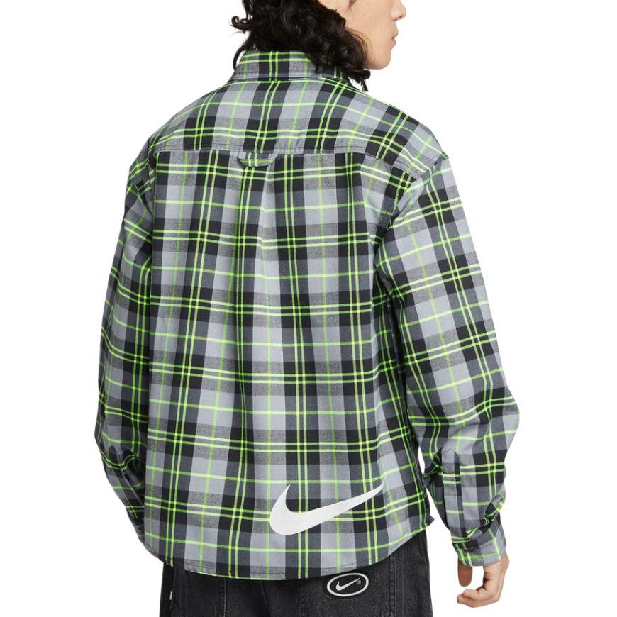 Nike Flanelová košile s dlouhým rukávem na knoflíky Pánské košile HV0257-070